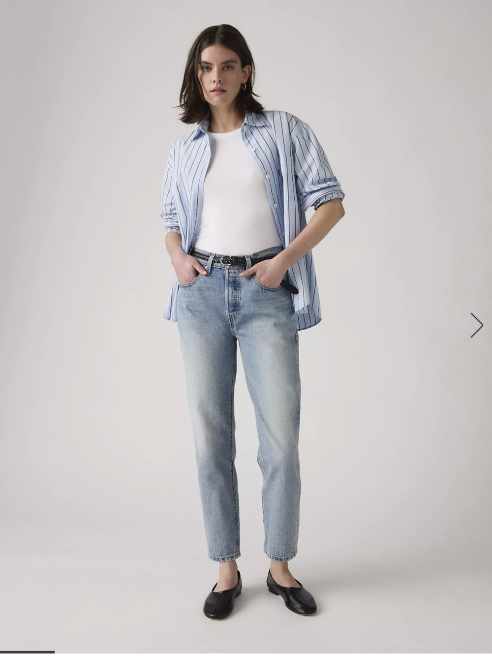 Levi’s ® 501 Original Cropped Selvedge Women’s Jeans